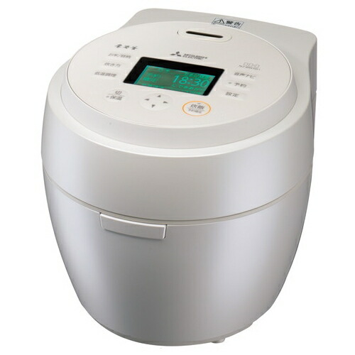 三菱 MITSUBISHI NJ-BW10H-W 白真珠 IHジャー炊飯器 本炭釜 5.5合 ホワイト かまど炊き 紬 つむぎ 玄米冷凍 NJBW10HW