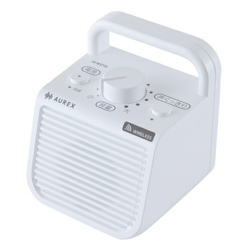 Aurex オーレックス AX-WST1EX-W ホワイト テレビ用手元スピーカーAX-WST21-W用増設子機 ※単体では使用できません IPX2防水性能 AXWST1EXW