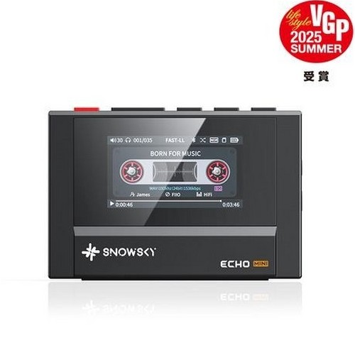 【対象ショップ限定 先着フラッシュクーポン】FiiO フィーオ FIO-SSEMINI-B ブラック Snowsky ECHO MINI デジタルオーディオプレーヤー ハイレゾ対応 FIOSSEMINIB