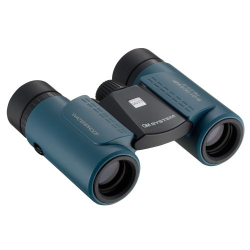 【対象ショップ限定 先着フラッシュクーポン】OM SYSTEM 8×21RC IIWP BLU スレイトブルー 折りたたみ式双眼鏡 8倍 防水対応 821RCIIWP