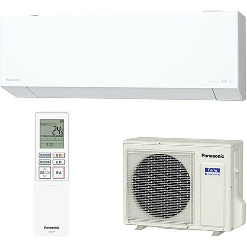【標準工事費込】【対象ショップ限定 先着1000円OFFクーポン】パナソニック Panasonic エアコン 14畳用 4kW パナソニック Eolia エオリア CS-EX406D2-W クリスタルホワイト 電源200V CSEX406D2W