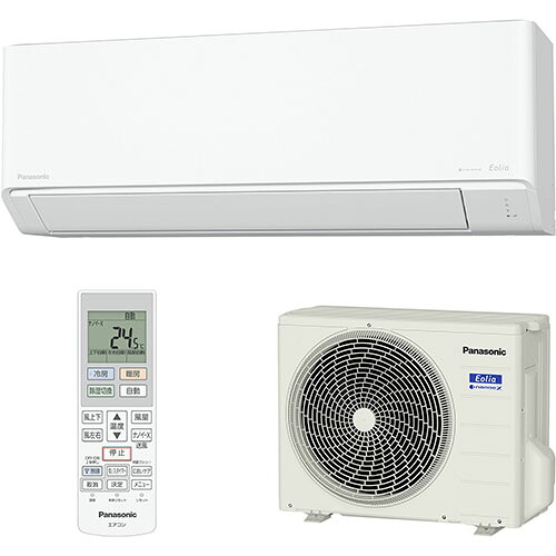 【対象ショップ限定 先着1000円OFFクーポン】パナソニック Panasonic エアコン 8畳用 2.5kW パナソニック Eolia エオリア CS-256DJR-W クリスタルホワイト 電源100V[配送のみ/設置工事なし] CS256DJRW