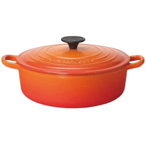 ル・クルーゼ LE CREUSET ココット ジャポネーズ IH対応 両手鍋 24cm 25052-24 オレンジ AKK7305