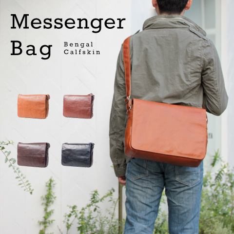 楽天市場】本革メッセンジャーバッグ A4対応（Messenger bag）メンズ