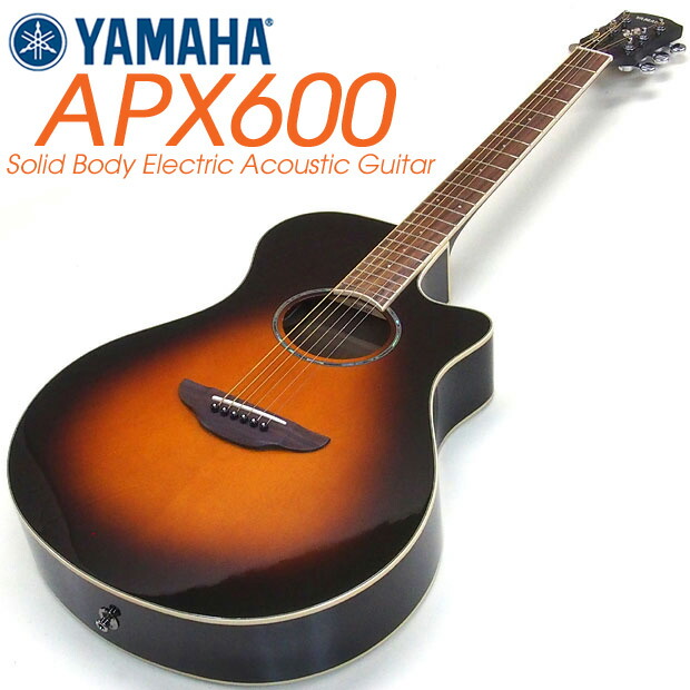 Yamaha APX600 エレアコギター 楽天市場】ヤマハ エレアコ YAMAHA APX600 BL アコースティック