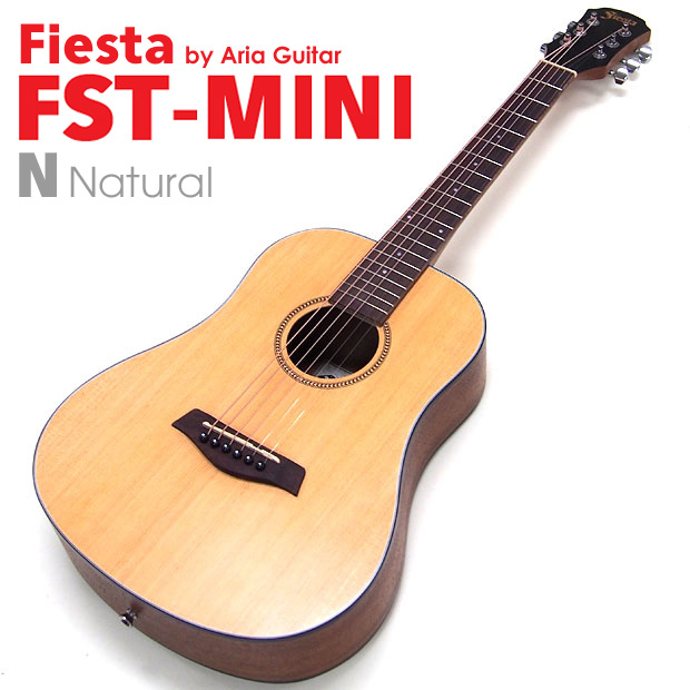 Folk Acoustic Guitar Fiesta by Aria FST-F65/NA Natural Color