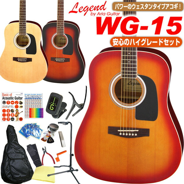 LEGEND アコースティックギターWG-20+researchafricapublications.com