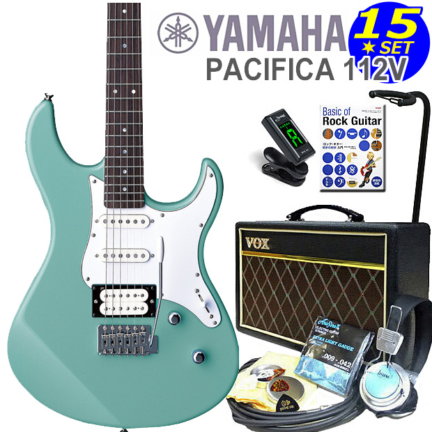 エレキギター 初心者セット 入門セット PACIFICA112V 15点セット YAMAHA ヤマハ SOB VOXアンプ付き