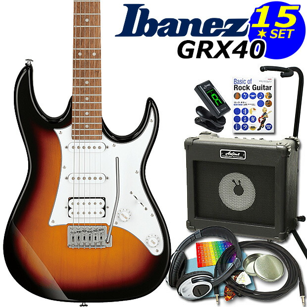 【楽天市場】Gio Ibanez アイバニーズ GRX40 BKN エレキギター