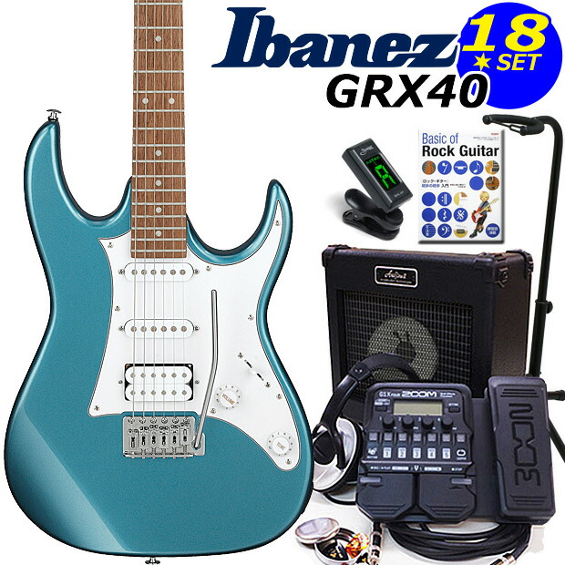 Ibanez アイバニーズ GRX40 18点入門セット MLB エレキギター初心者