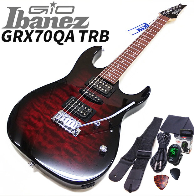 楽天市場】Gio Ibanez アイバニーズ GRX70QA TKS エレキギター