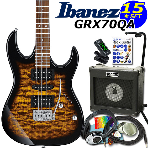 人気スポー新作 Gio Ibanez アイバニーズ GRX70QA SB 入門セット15点 fucoa.cl