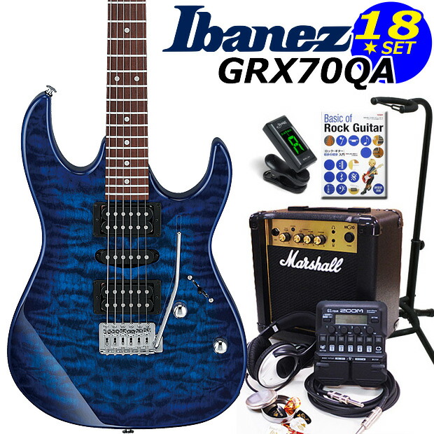 Ibanez　GIO GRX-70QA TRB　エレキギター　弦は新品！ 楽天市場】Gio Ibanez アイバニーズ GRX70QA TRB エレキギター
