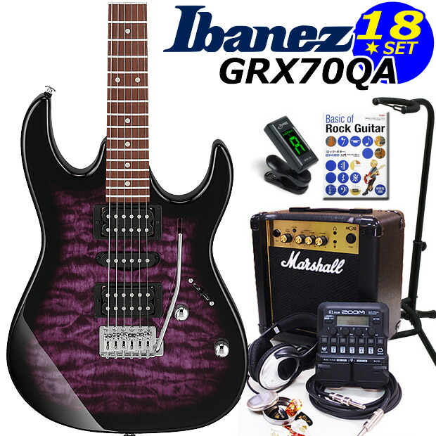 楽天市場】Gio Ibanez アイバニーズ GRX70QA TVT エレキギター