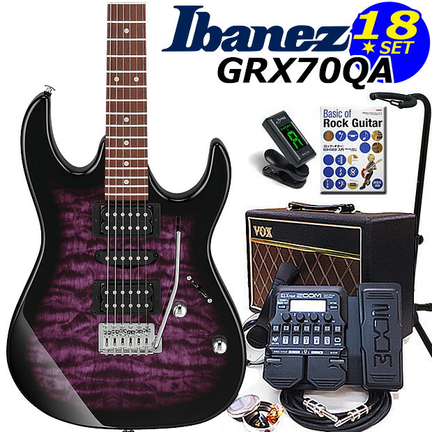 楽天市場】Gio Ibanez アイバニーズ GRX70QA TBB エレキギター