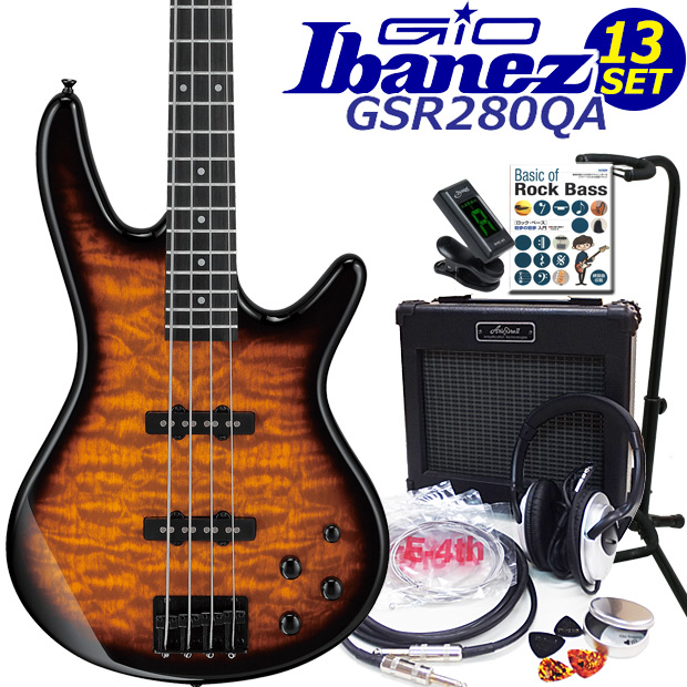 楽天市場】Gio Ibanez GSR180-BS アイバニーズ 4弦エレキベース 初心者 