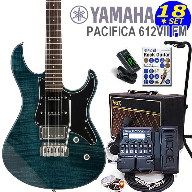 ブラック エレキギター アンプ エフェクター セット 動作確認済み 良好 楽天市場】YAMAHA パシフィカ 612VIIFM/IDB ZOOM G1Fourと