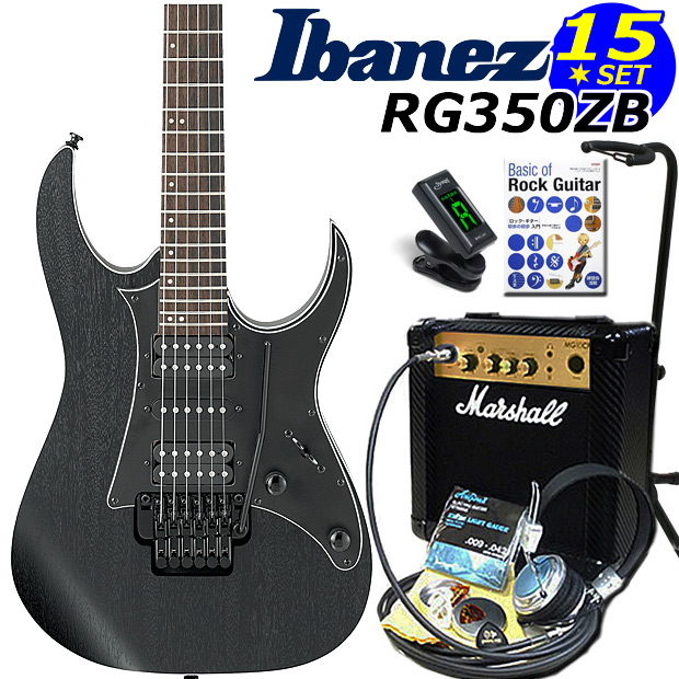 87%OFF!】 Ibanez アイバニーズ RG350ZB WK エレキギター 初心者セット