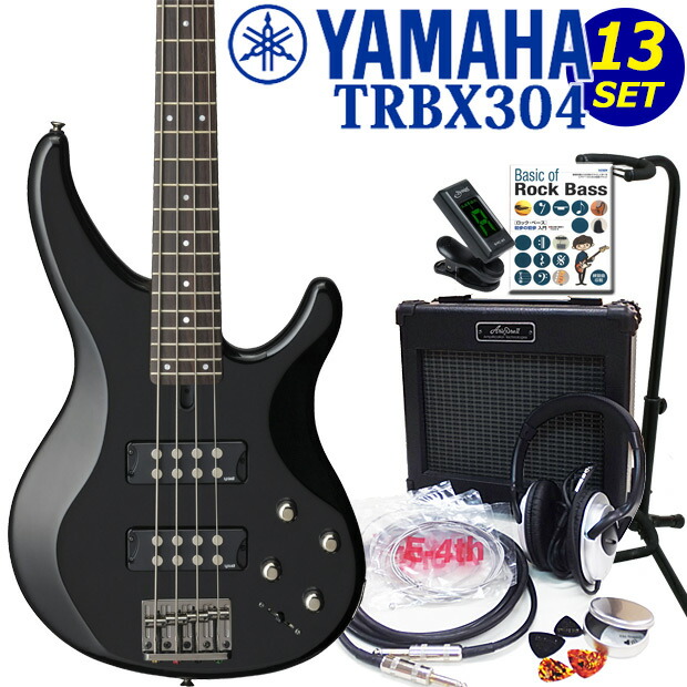 Yamaha エレキベース 黒 ケース付き trbx30413-bk.jpg