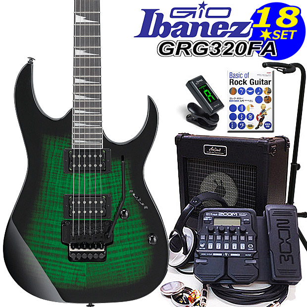 Ibanez GIO アイバニーズ　エレキギター Gio Ibanez GRX70QA TBB (Transparent Blue Burst) エレキギター