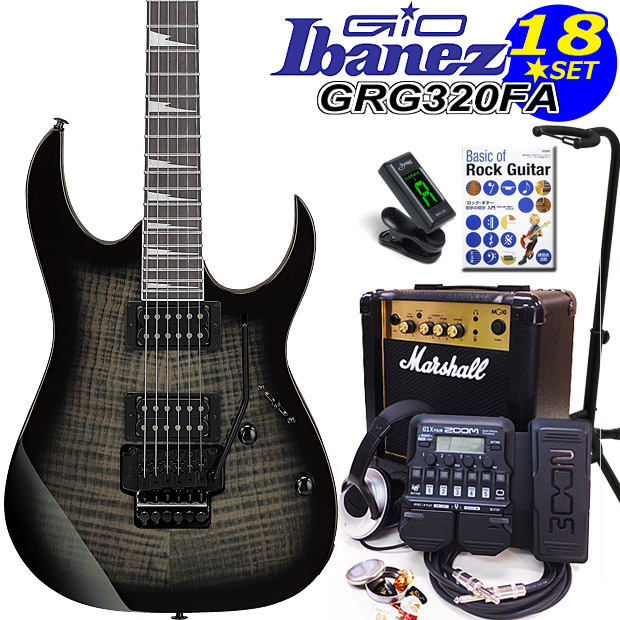 楽天市場】Gio Ibanez アイバニーズ GRG320FA TRB エレキギター