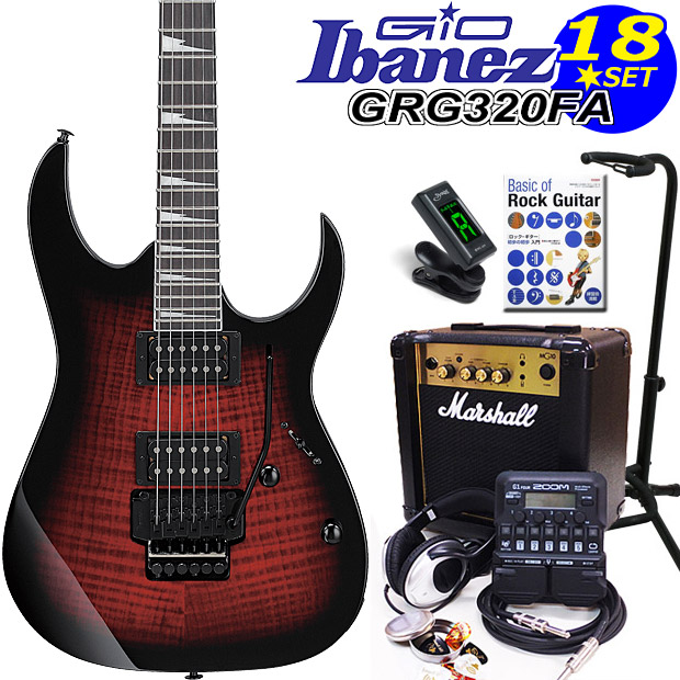 楽天市場】Gio Ibanez アイバニーズ GRG320FA TRB エレキギター