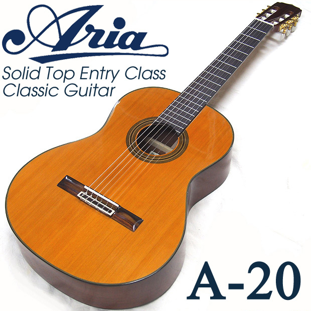 クラシックギター 初心者 驚きの値段で 入門 ARIA アリア 15点セット CL ハードケース付 A-20