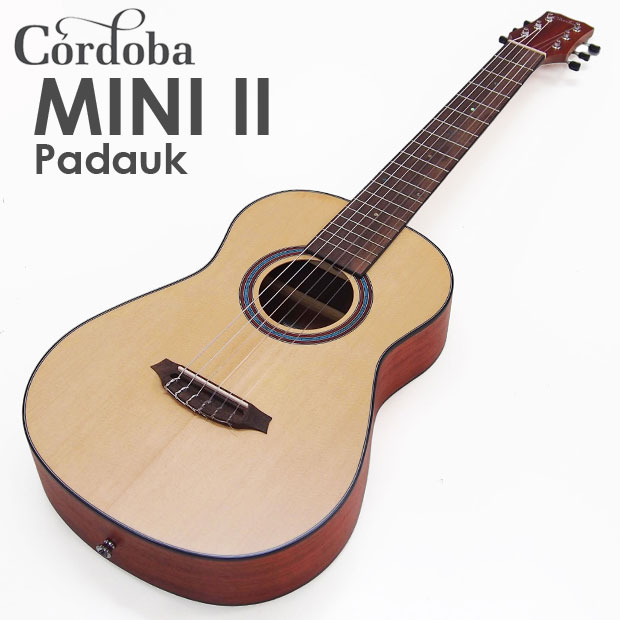 Cordoba Mini II Padauk コルドバ ミニ パドゥーク 580mm クラシック ギター ギグバッグ付 【アウトレット】【トラベルギター】【98765】 22,350円
