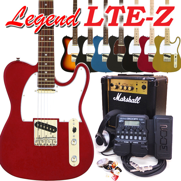 【楽天市場】エレキギター 初心者セット Legend レジェンド LTE-Z