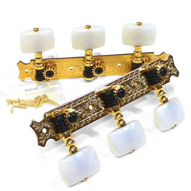 楽天市場】GOTOH クラシックギター ペグ 35G1600 BB(黒ボタン