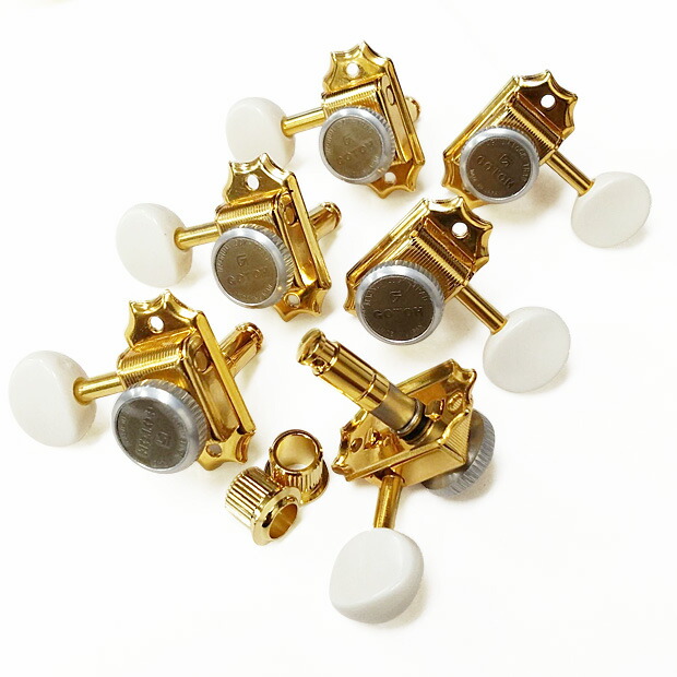 GOTOH SD90MG-T 05MA マグナムロック・トラッド G(ゴールド) ギター ペグ L3R3 両側タイプ 6個セット (ゴトー)【SD90MGT/05MA/G】