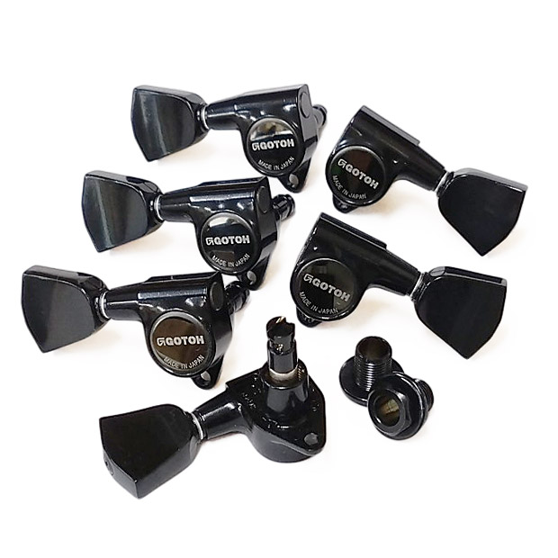 GOTOH ゴトー ギター ペグ SG301MG 04 マグナムロック B(ブラック) L3R3 両側 6個セット【SG301MG-04/B/L3R3】｜EbiSoundオンラインショップ