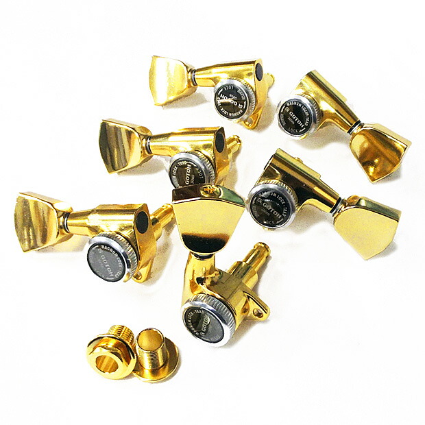 GOTOH ゴトー ギター ペグ SG301MG-T 04 マグナムロック・トラッド G(ゴールド) L3R3 両側 6個セット【SG301MG-T-04/G/L3R3】