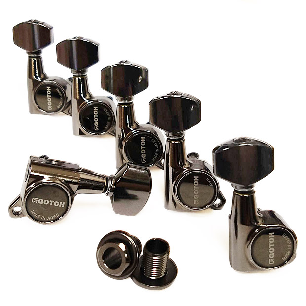 楽天市場】GOTOH ゴトー ギター ペグ SG381 07 CK(コスモブラック) L6