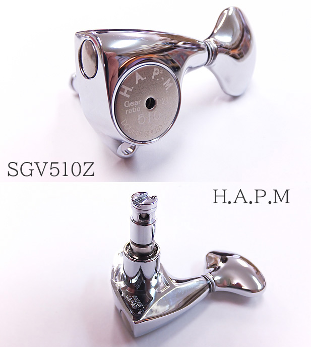 市場 ゴトー クローム GOTOH 両側 L5 ギター SGV510Z L3R3 HAPM ペグ C