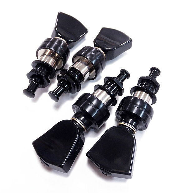 GOTOH ゴトー ウクレレ ペグ UPTL UB4B B ブラック 【黒ボタン/B/L】