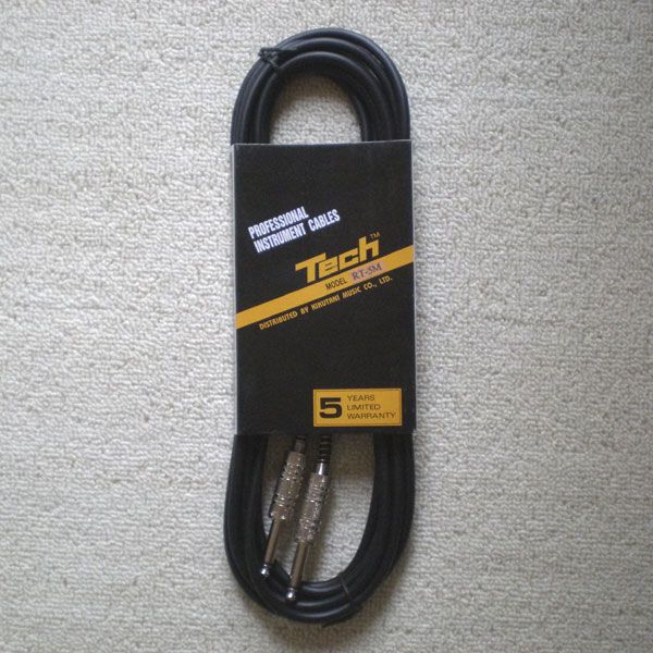【楽天市場】Tech RT5 (5m S/S) 5mギター・ベース用ケーブル：EbiSoundオンラインショップ