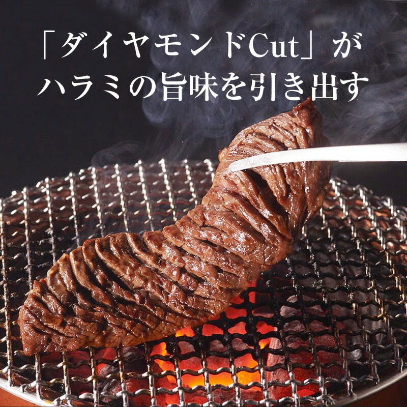 市場 焼肉 牛肉 肉 バーベキュー ダイヤモンドCutハラミ BBQ 240g