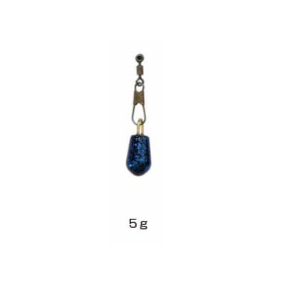 【メール便可】タカ産業 D.P DROP　SINKER ブルーラメ 5g画像