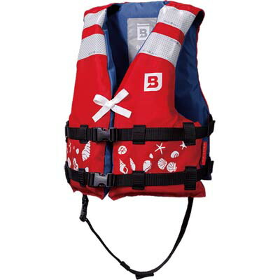 高階救命器具 ブルーストーム 小型船舶用救命胴衣 小児用 TypeA BSJ-212Y レッド L