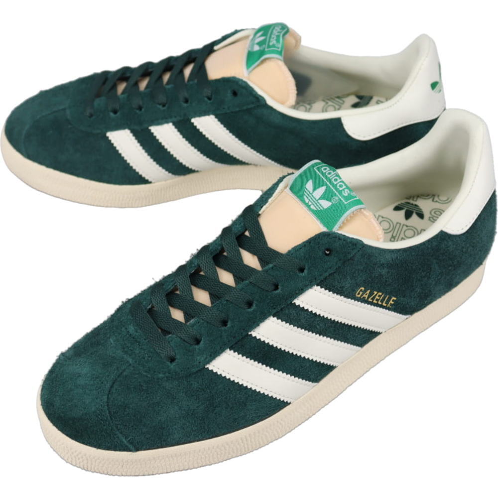 7月限定!最大全額ポイント還元※要エントリー アディダス adidas スニーカー ガゼル GAZELLE ミネラルグリーン/オフホワイト/クリームホワイト IF9655 【GION】|EBiSUYA パトリック (PATRICK)店