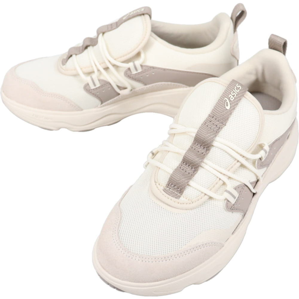 ４月限定！最大全額ポイント還元※要エントリー アシックス asics スニーカー ウィメンズ ゲル ラシーロ GEL-LASIRO オフホワイト/ベージュ 1292A076-102【GJFF】