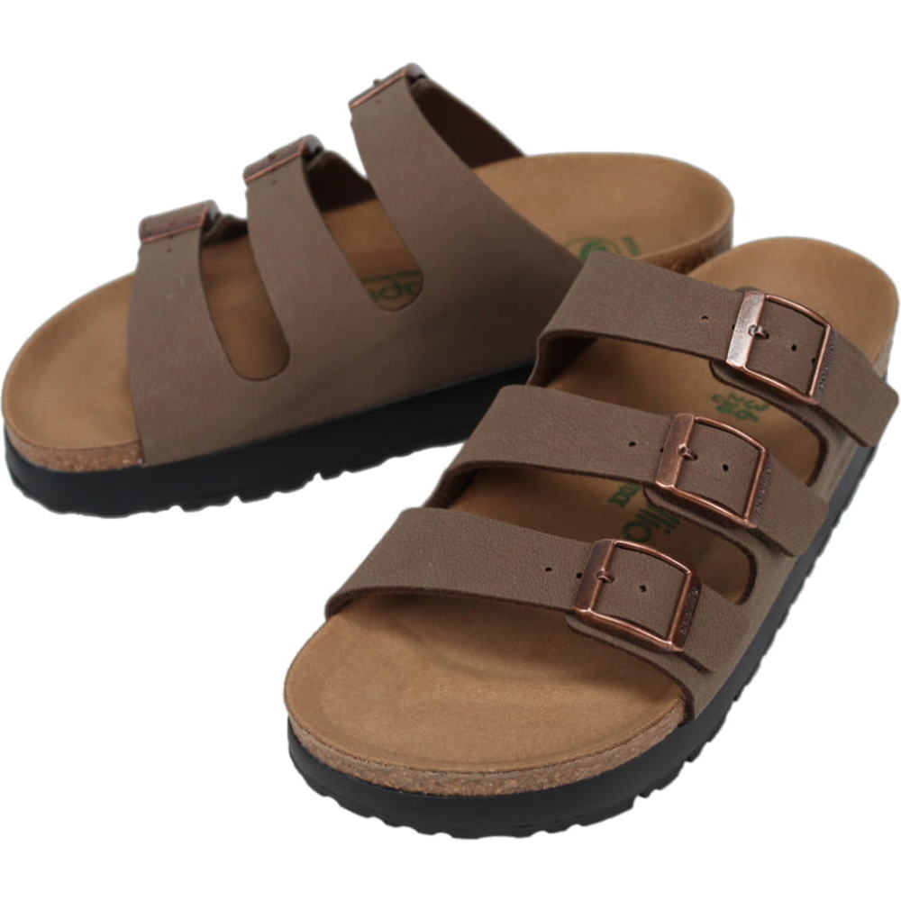 ７月限定！最大全額ポイント還元※要エントリー ビルケンシュトック BIRKENSTOCK サンダル フロリダ III フレックス プラットフォーム Florida III Pap Flex Platform モカ 1029741 ナロー幅【GKOJ】｜EBiSUYA パトリック （PATRICK）店