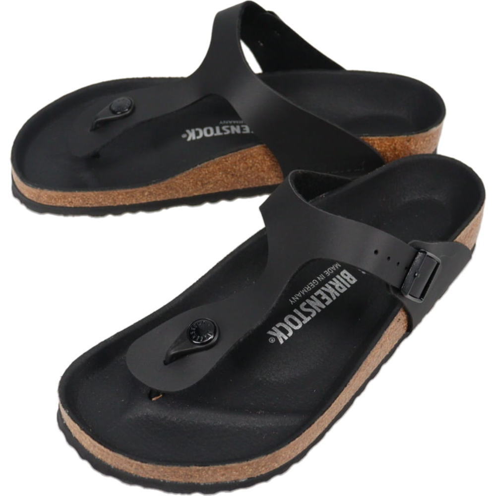 ４月限定！最大全額ポイント還元※要エントリー ビルケンシュトック BIRKENSTOCK サンダル ギゼ Gizeh トリプルブラック 1029143 レギュラー幅【GJOI】