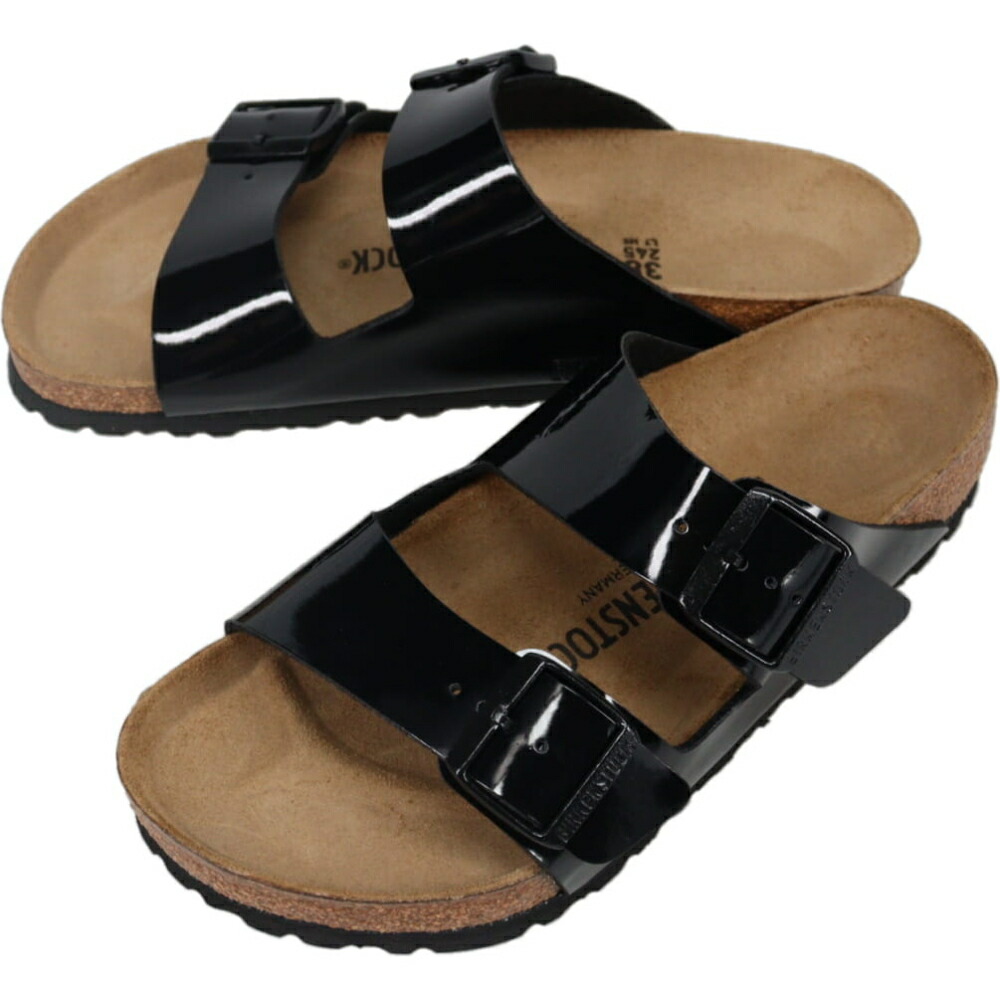 ４月限定！最大全額ポイント還元※要エントリー ビルケンシュトック BIRKENSTOCK サンダル アリゾナ ビルコフロー パテント Arizona BS ブラック パテント 1005291 レギュラー幅【GJOL】