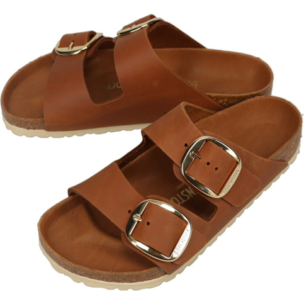 4月限定!最大全額ポイント還元※要エントリー ビルケンシュトック BIRKENSTOCK サンダル アリゾナ ビッグバックル オイルドレザー Arizona Big Buckle コニャック 1011072 レギュラー幅【GJOL】