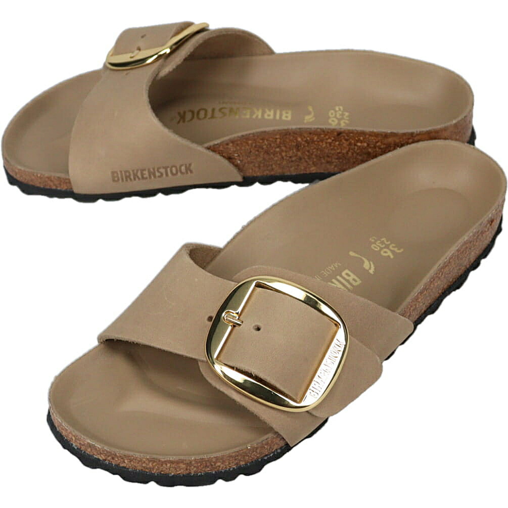 7月限定!最大全額ポイント還元※要エントリー ビルケンシュトック BIRKENSTOCK サンダル マドリッド ビッグバックル Madrid Big Buckle タバコブラウン 1030467 ナロー幅【GKOJ】|EBiSUYA パトリック (PATRICK)店