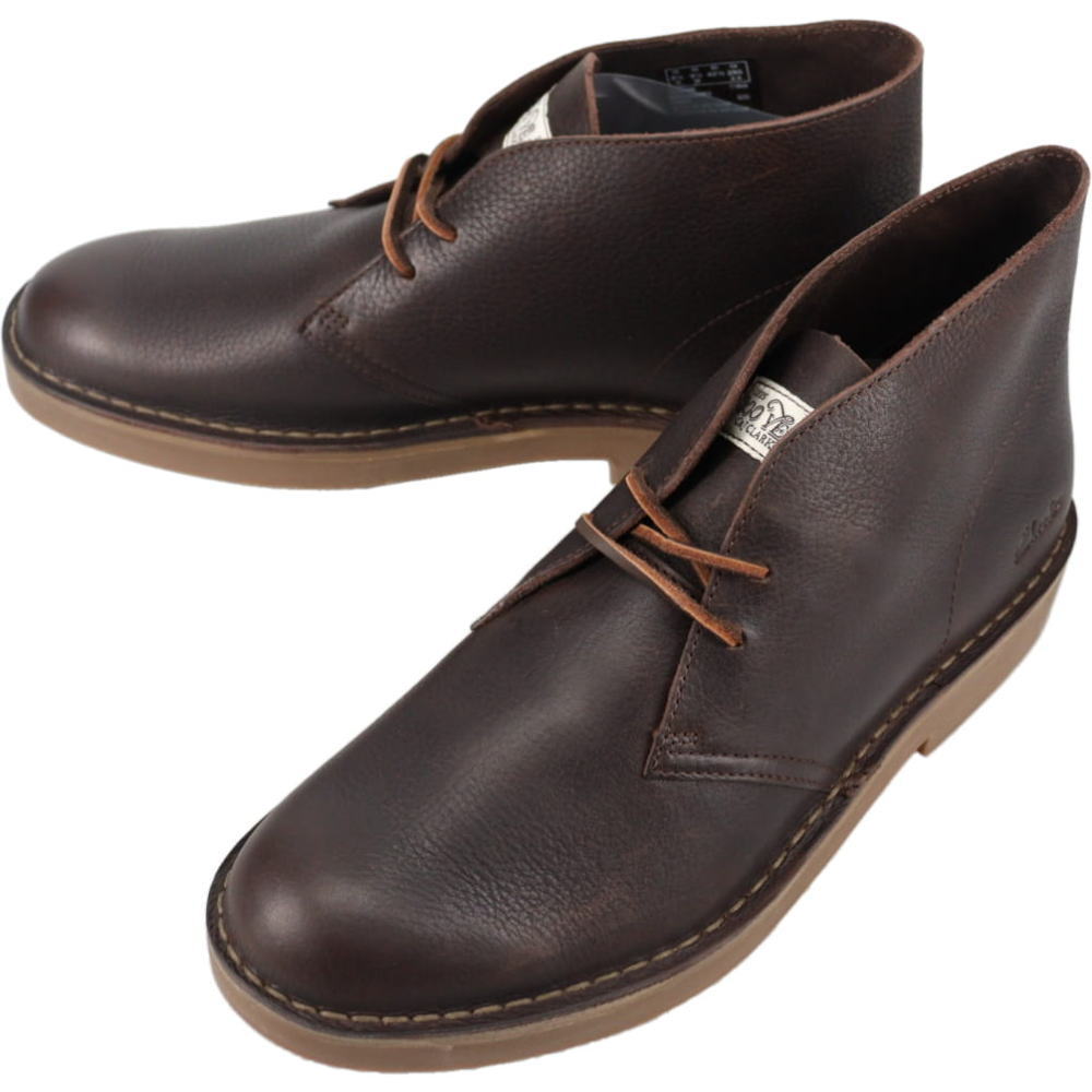 ４月限定！最大全額ポイント還元※要エントリー クラークス Clarks メンズ デザート ブーツ エヴォ Desert Bt Evo ダークブラウンレザー 26183363【GJOM】