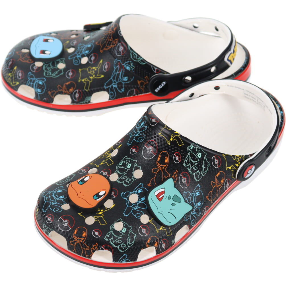 【楽天市場】【最大100%ポイントバック※要エントリー】クロックス crocs サンダル ポケモン プリント クラシック クロッグ ...
