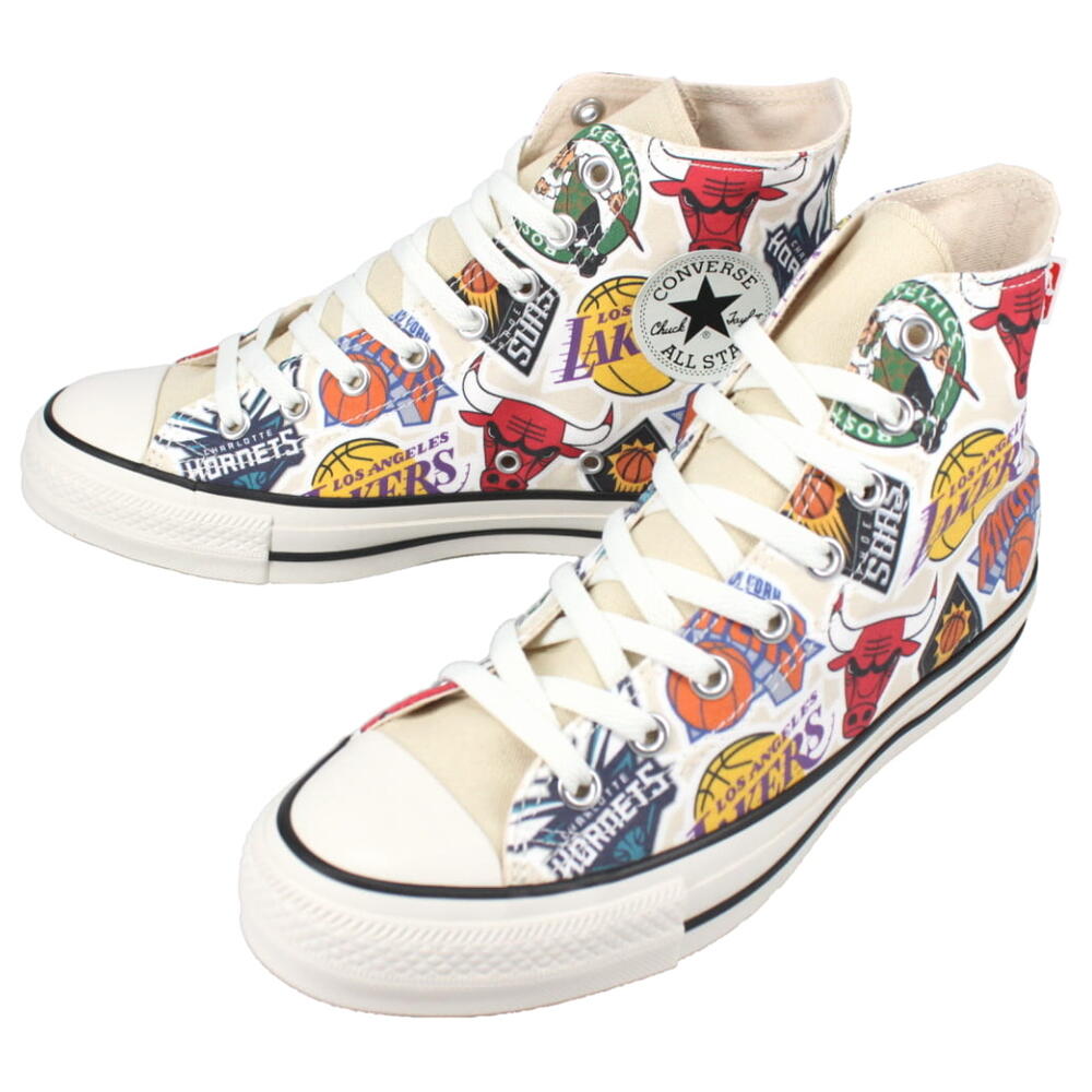 ４月限定！最大全額ポイント還元※要エントリー コンバース CONVERSE スニーカー オールスター R NBA ハイ ALL STAR R NBA HI オフホワイト 1SD540【GHOM】